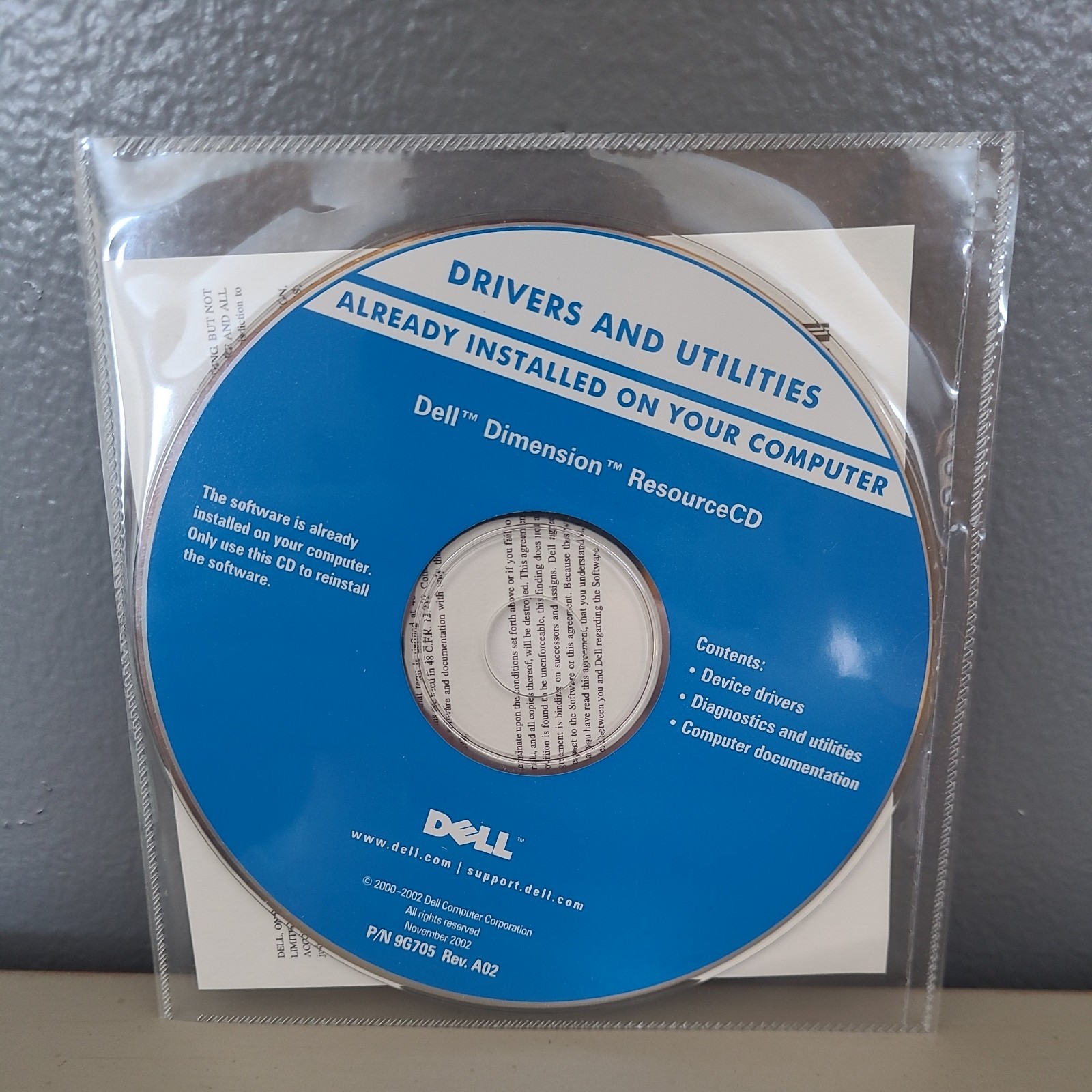 Lot of 2003 Dell Reinstallation Discs for PC and Windows XP Home Edition SP 1a