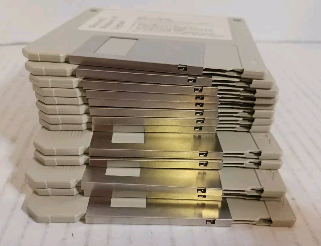 MICROSOFT WINDOWS 95 – Upgrade 3.5 Inch Floppy Disk Software 1 to 13 +