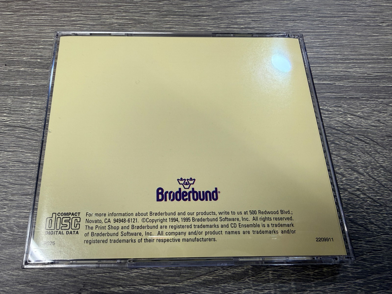 Vintage 1994 Print Shop Deluxe CD Ensemble Software for Mac OS CD Rom Disc