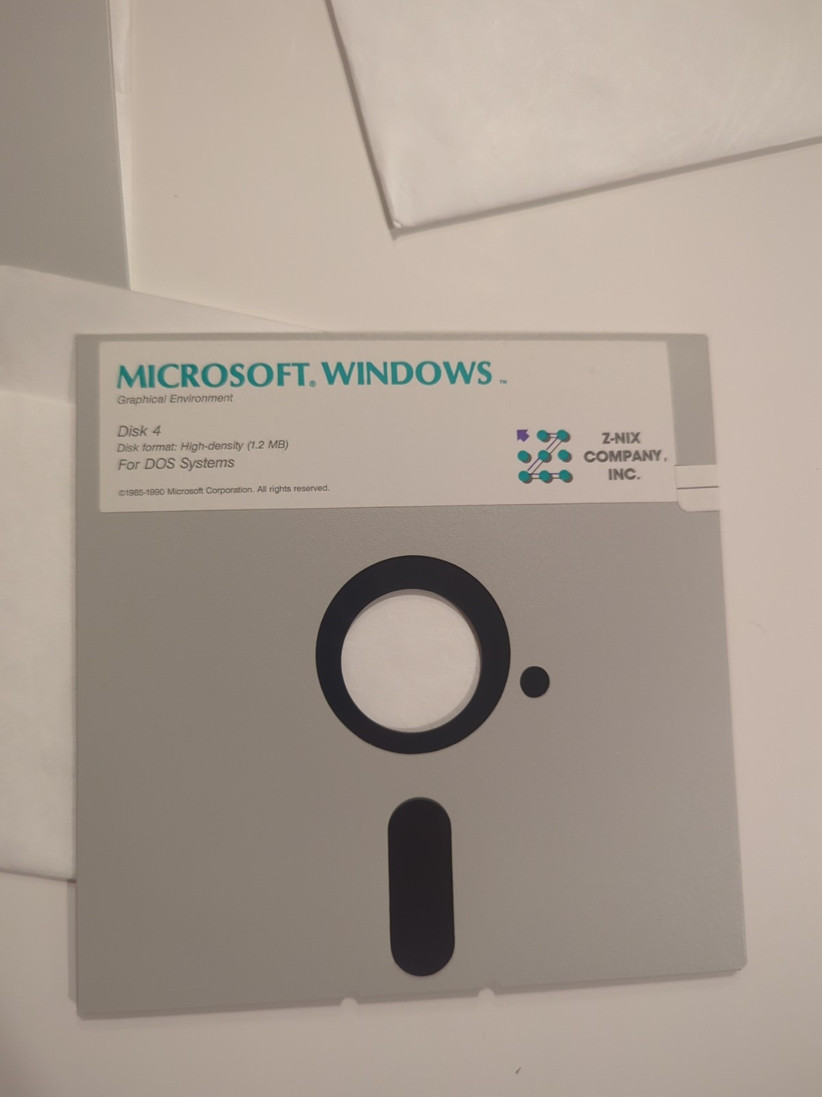 Microsoft Windows Z-Nix 3.0 Complete Disc 1-5 For DOS Systems 5.25 Floppy
