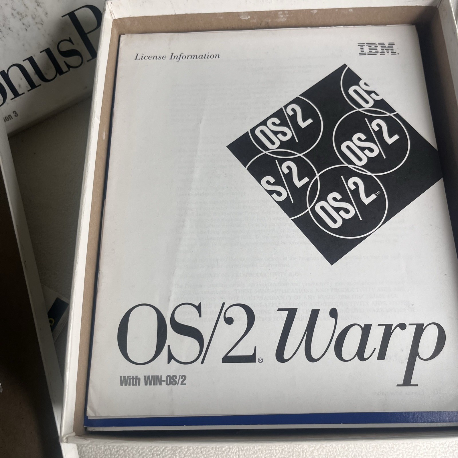 IBM Vintage OS/2 Warp Version 3 Computer Software
