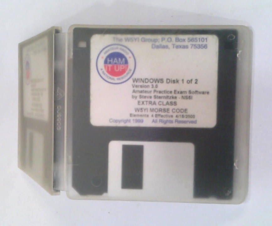 ✅ W5YI~Amateur Practice Exam Software~3.0~3.5″ Disks~Windows~1999~In Case
