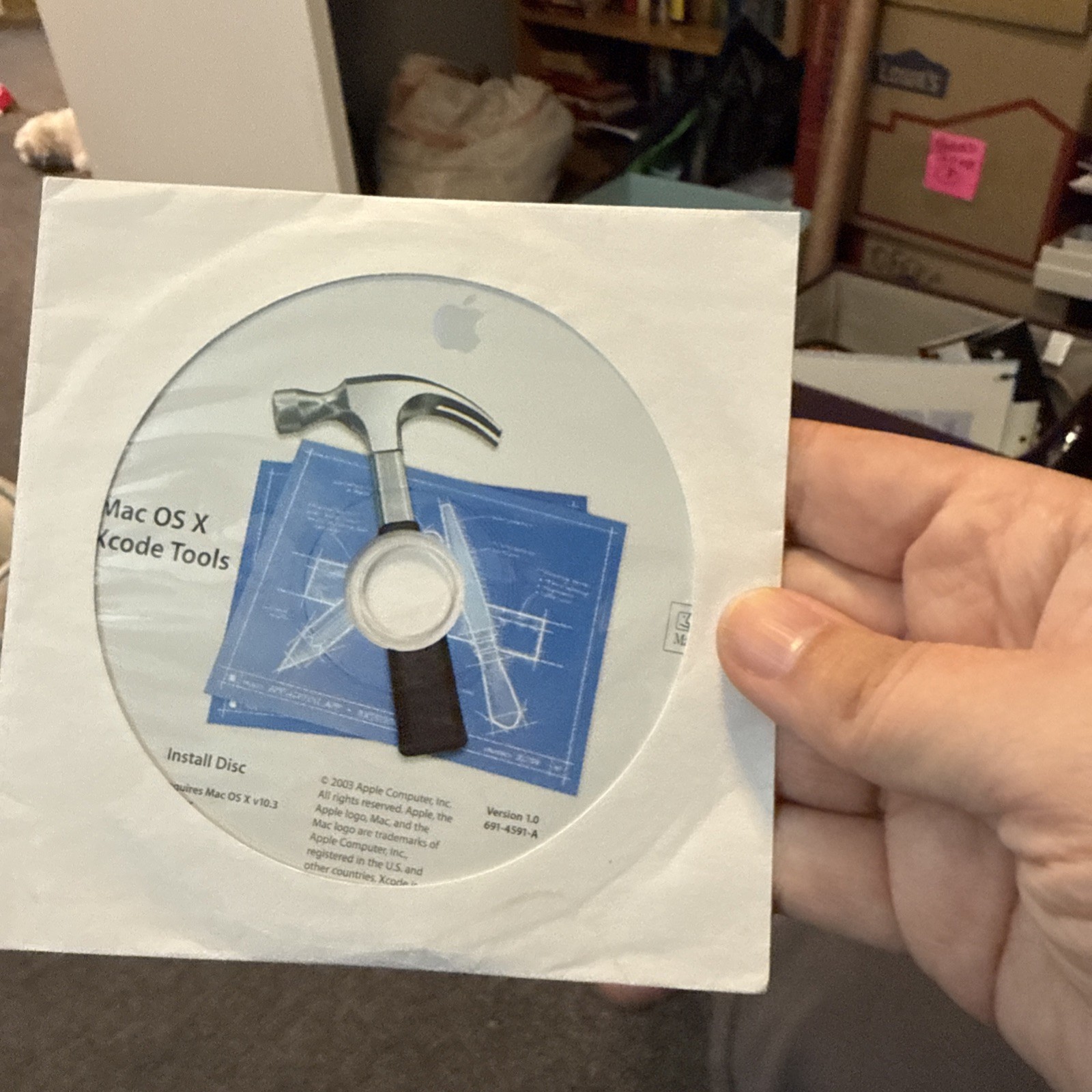 2003 Mac OS X 10.3 Xcode Tools Software Install CD Disc Version 1.0 Disc Only
