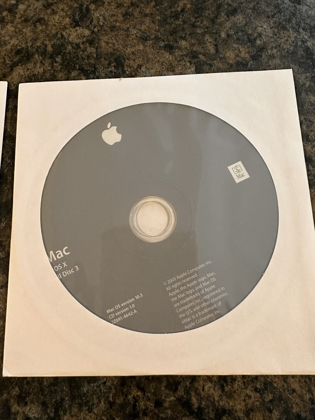 Lot of 9 Apple eMac OS X 10.3 And Software Restore 2003 Disks
