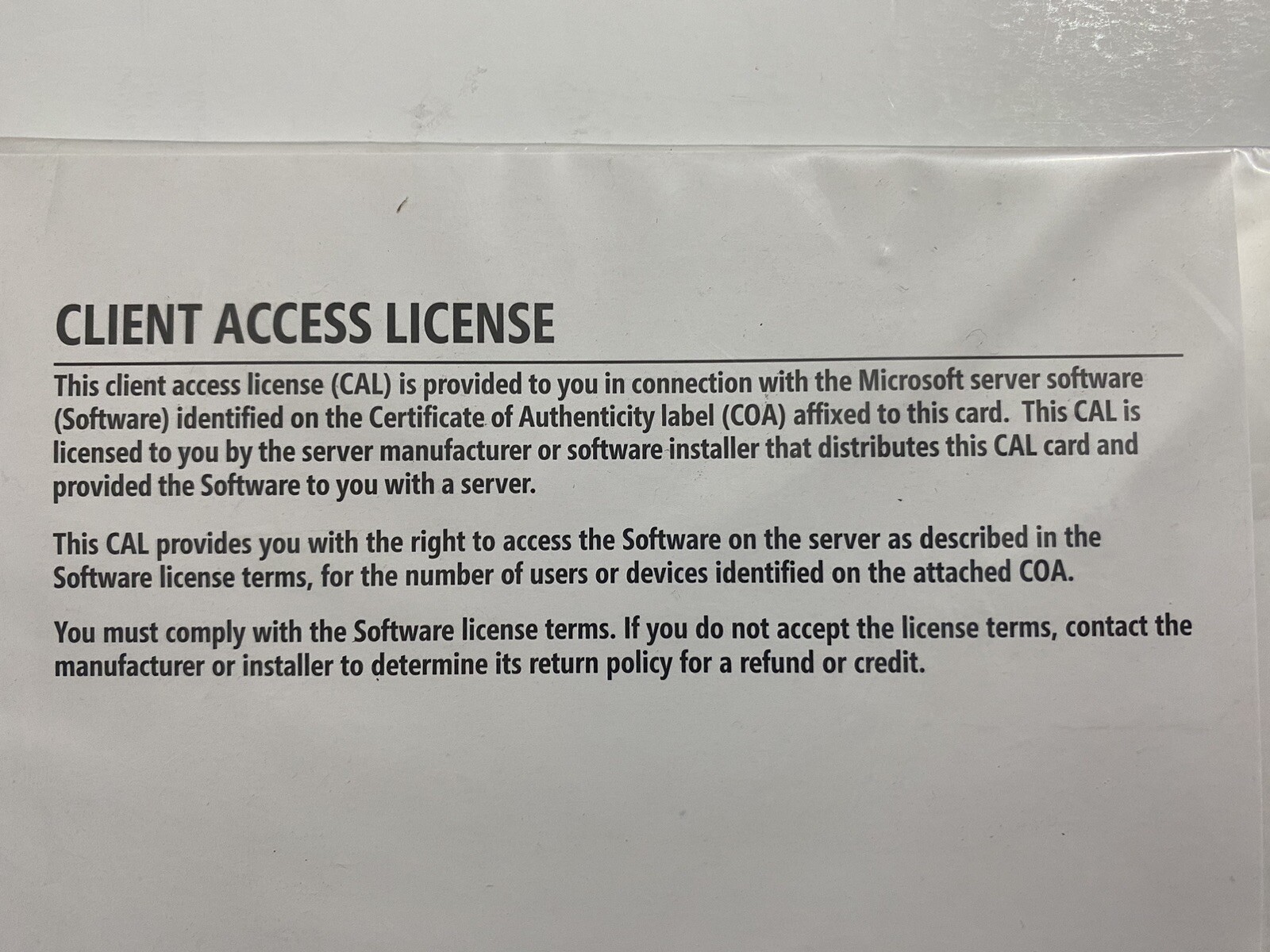 Windows Server 2019 – 10 DEVICE Client Access License CAL (not RDS) FOR DELL EMC