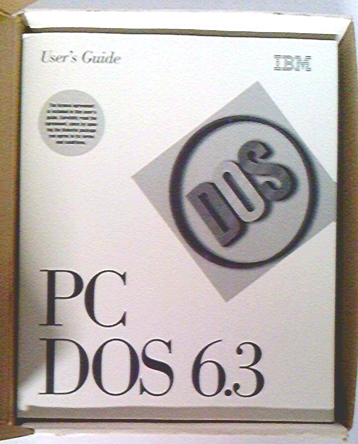 ✅ IBM~PC~DOS 6.3~Original~3.5″ Inch Floppy Disks~OEM Distribution Package~1993