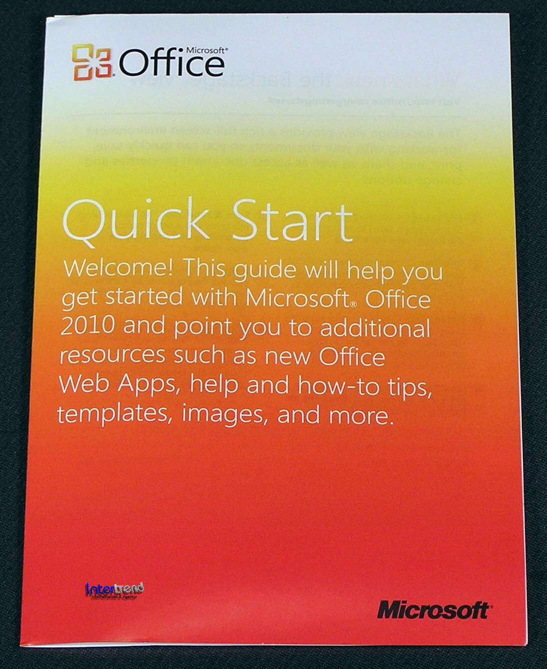 Microsoft Office Home and Business 2010 Vollversion Englisch Box, DVD + SP1 OVP