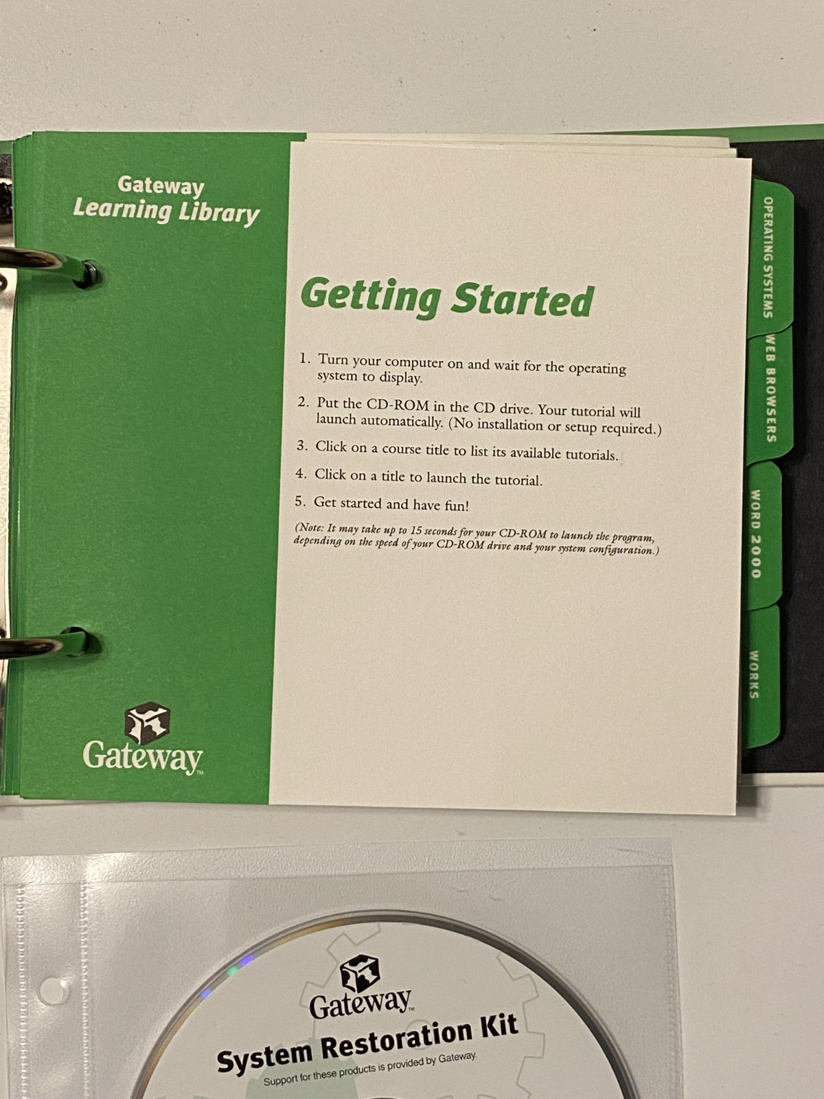 GATEWAY Computer’s Learning Library