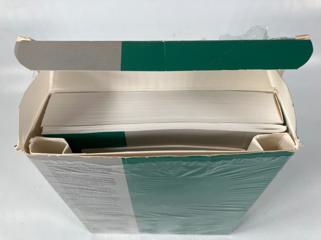 1990 Microsoft Windows 3.1 Zeos International Edition 3.5″ Disks+Manuals in Box