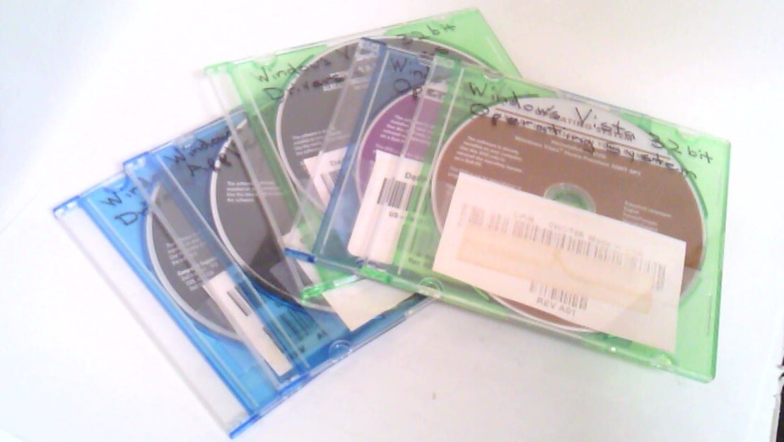 LOT OF 5~DELL~ALREADY INSTALLED ON YOUR COMPUTER~APPLICATION~DRIVERS~REINSTALL