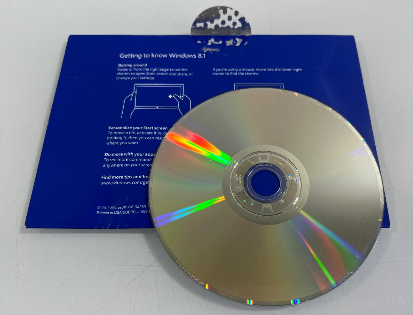 Windows 8.1 OEM 64-Bit – DVD & License Key #WN7-00615