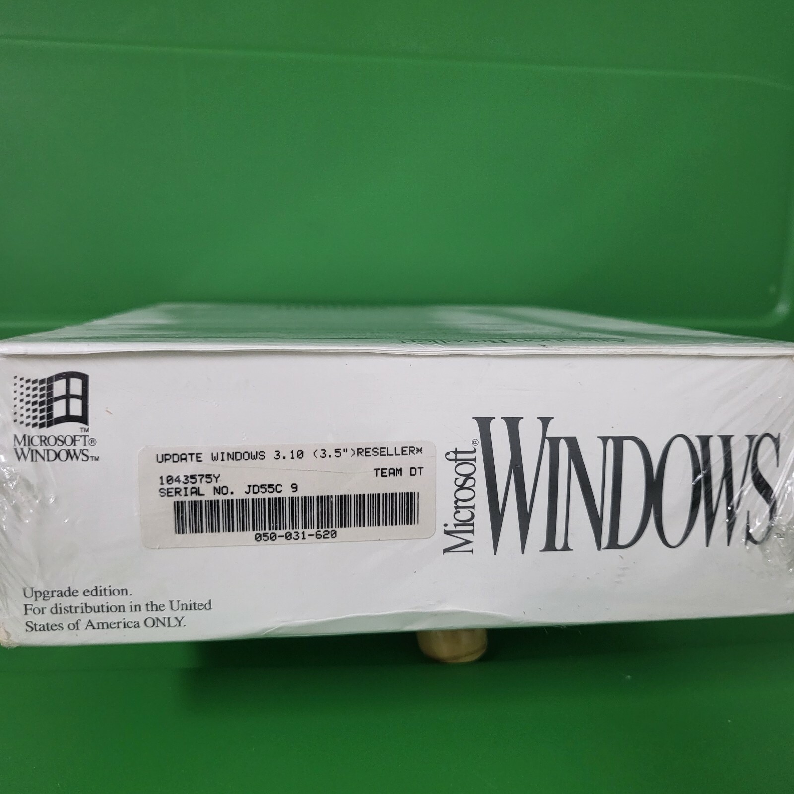 Microsoft Windows 3.1 UPGRADE Edition For Windows 3.0 or 2.X Users _ 3.5″ Disks