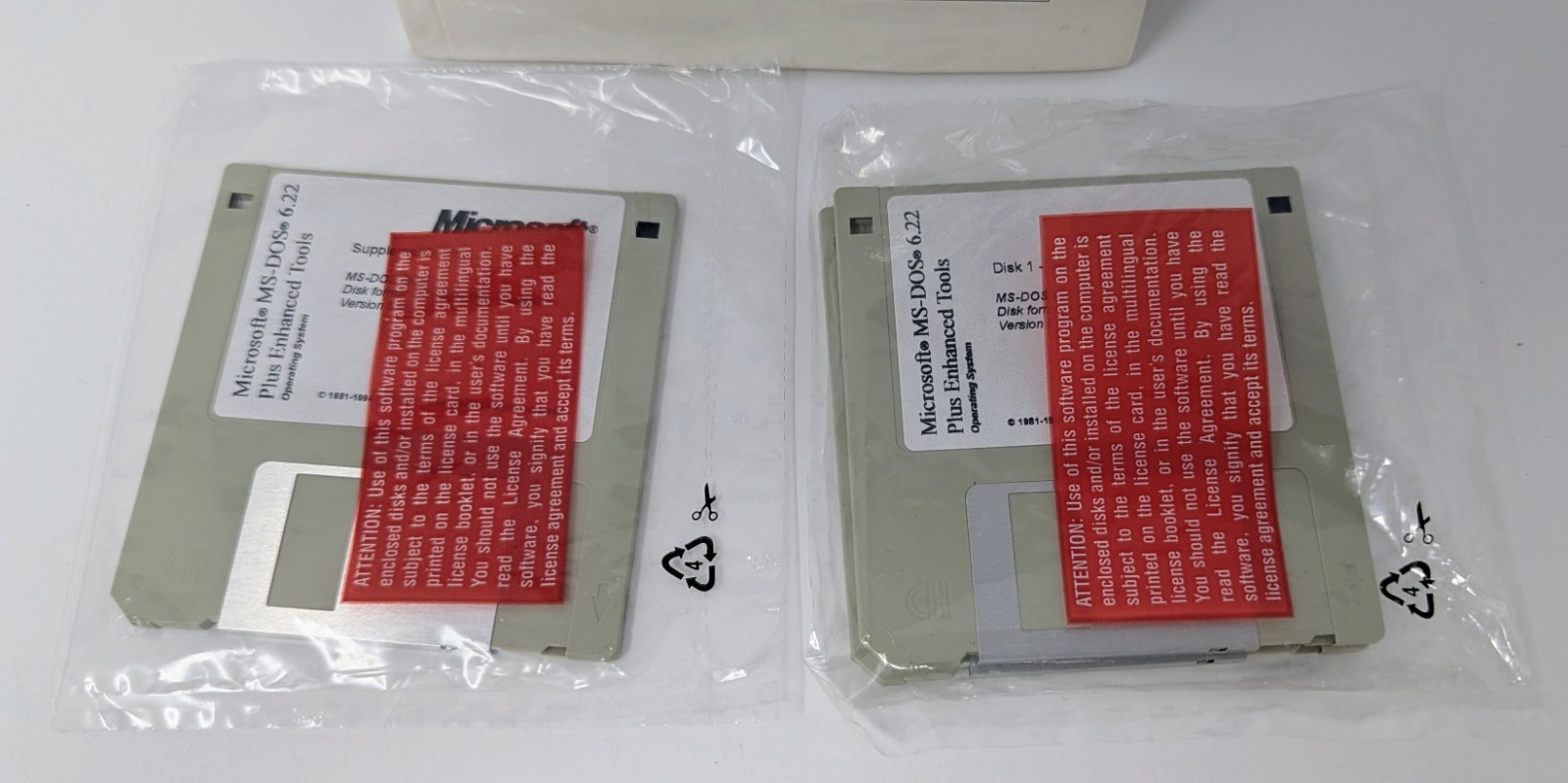 Microsoft Windows MS-DOS 6.22 1994 Operating System Full Version – 3.5″ Disks!