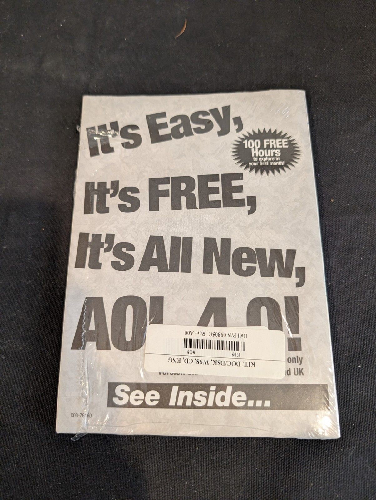 Microsoft Windows 98 OEM (Dell Edition) – Factory Sealed – Manual & CD