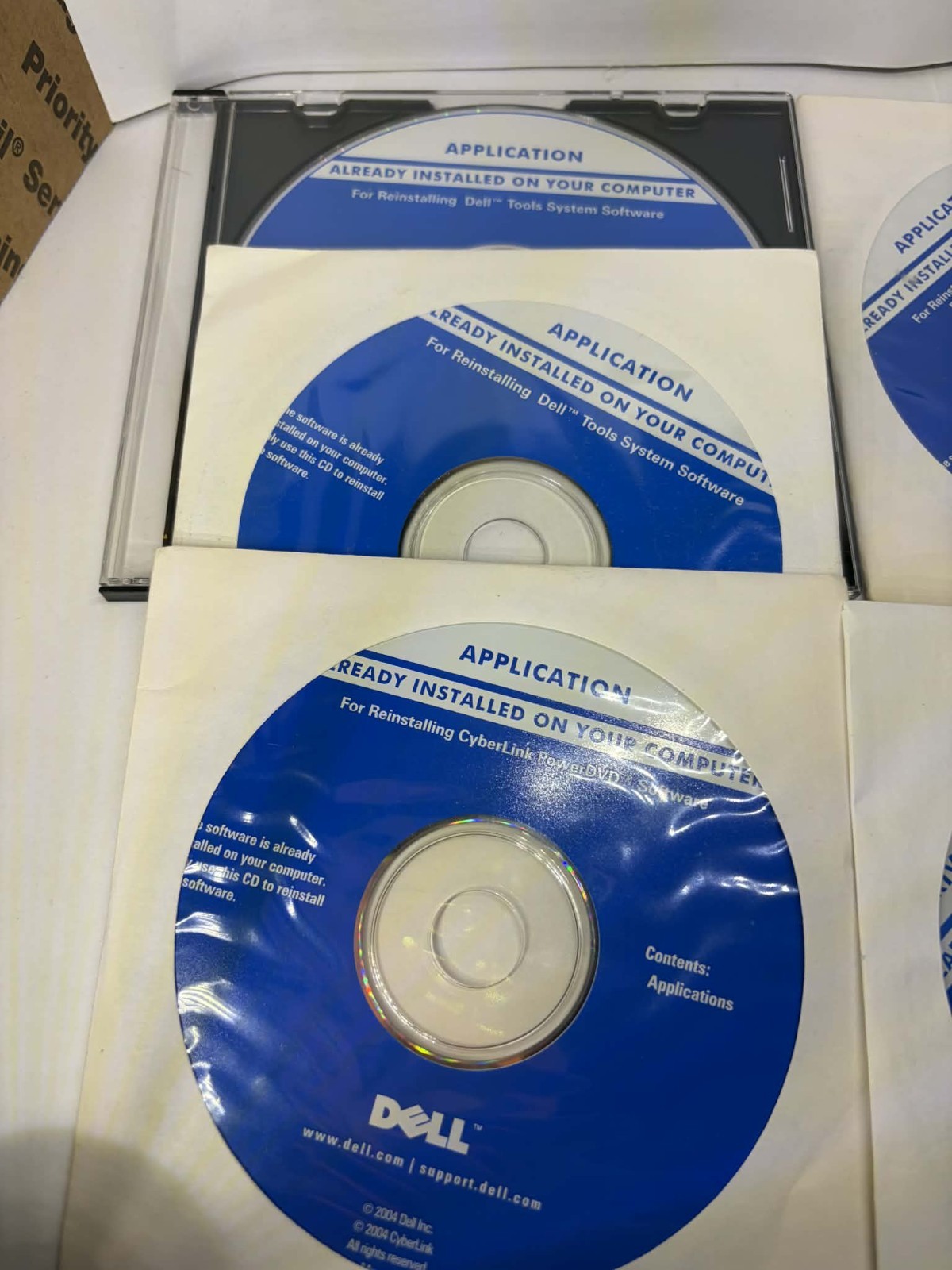 Dell Operating System Reinstallation CD Lot Microsoft, Windows, XP (Lot of 8)