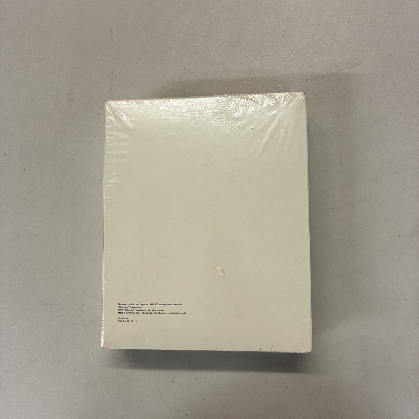 Microsoft MS-DOS 4.01 Complete Retail Box 5.25″ Floppy Disks Brand New Sealed
