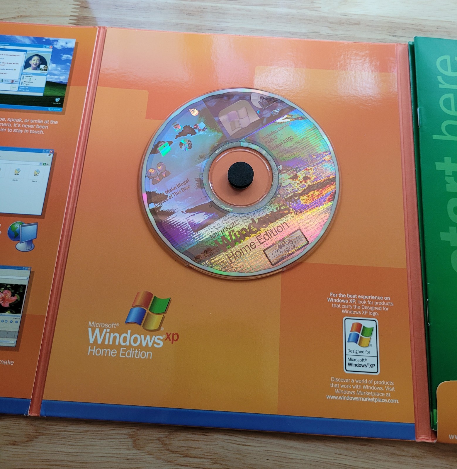 Microsoft Windows XP Home Edition SP2 Retail English CD Software 1 Device