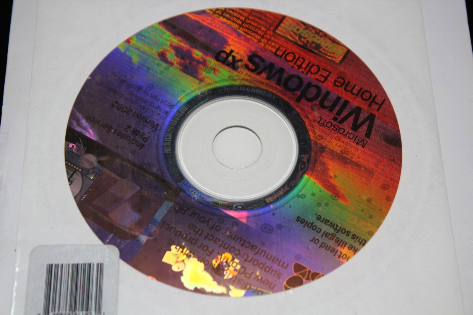 Microsoft Windows XP Home Edition Software Reinstall Disk 2002 CD OEM SEALED