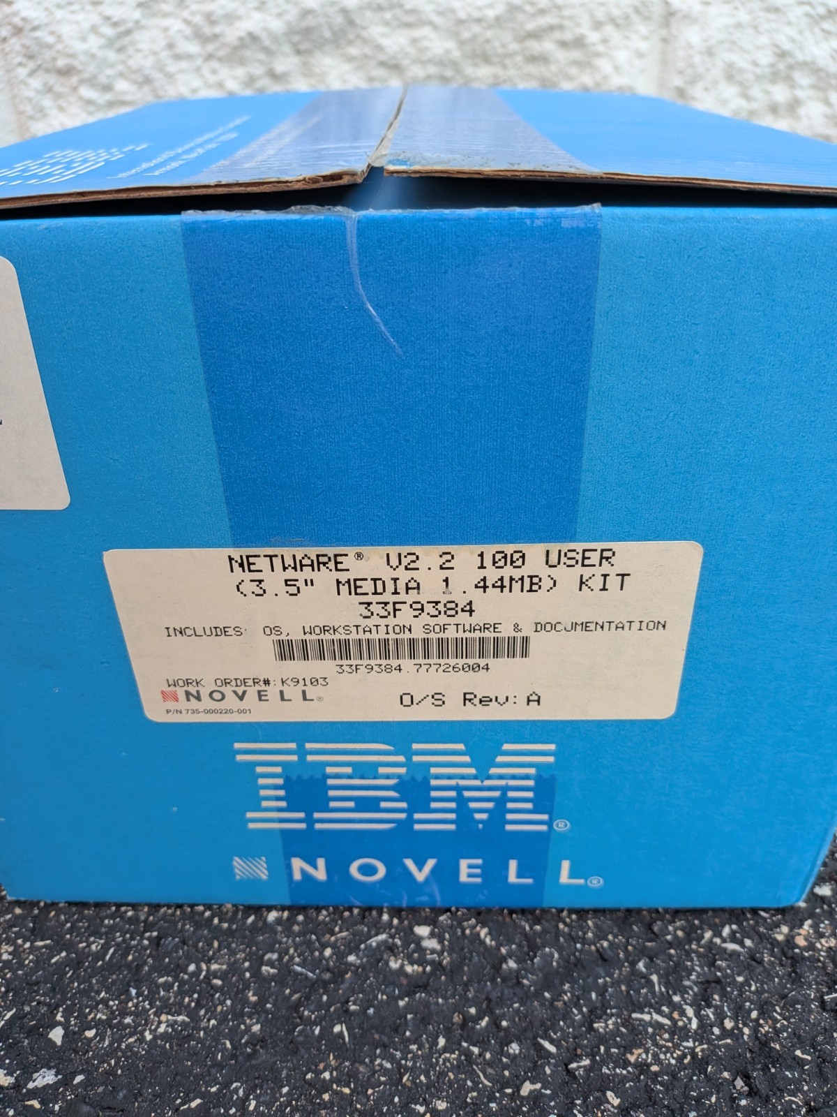 Netware Kit v2.2 by Novell Operating System Floppy & Books Vtg