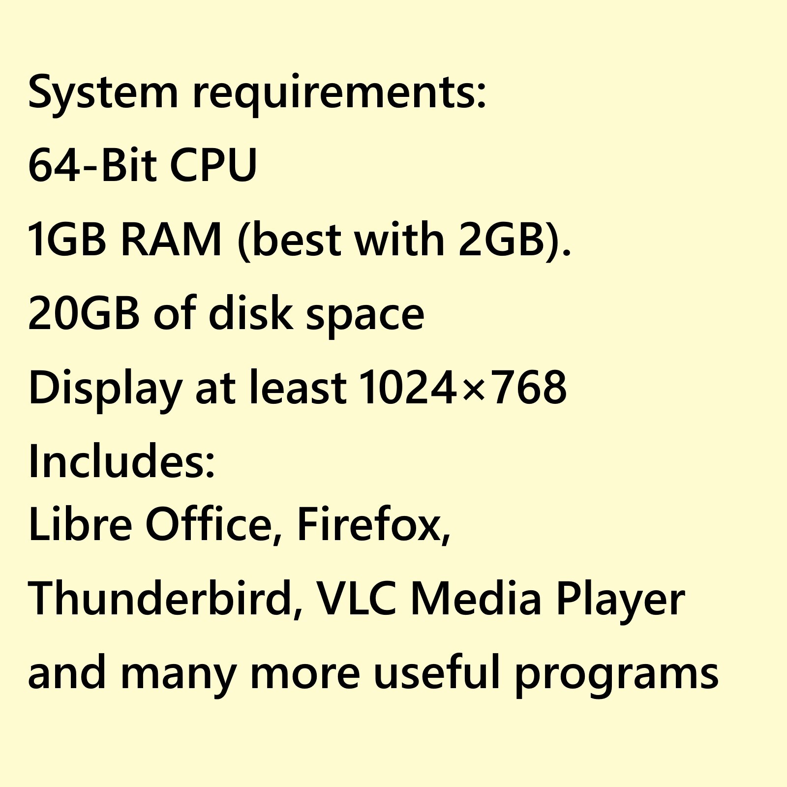 Linux Mint 21 Operating System 64-Bit Windows Alternative Bootable Install PC