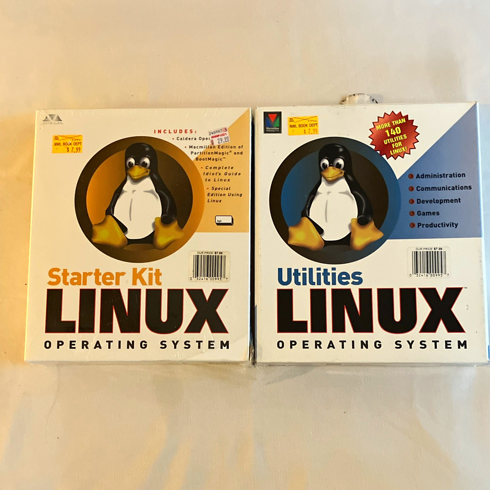 1999 Linux Started Kit Sealed and Linux Utilities