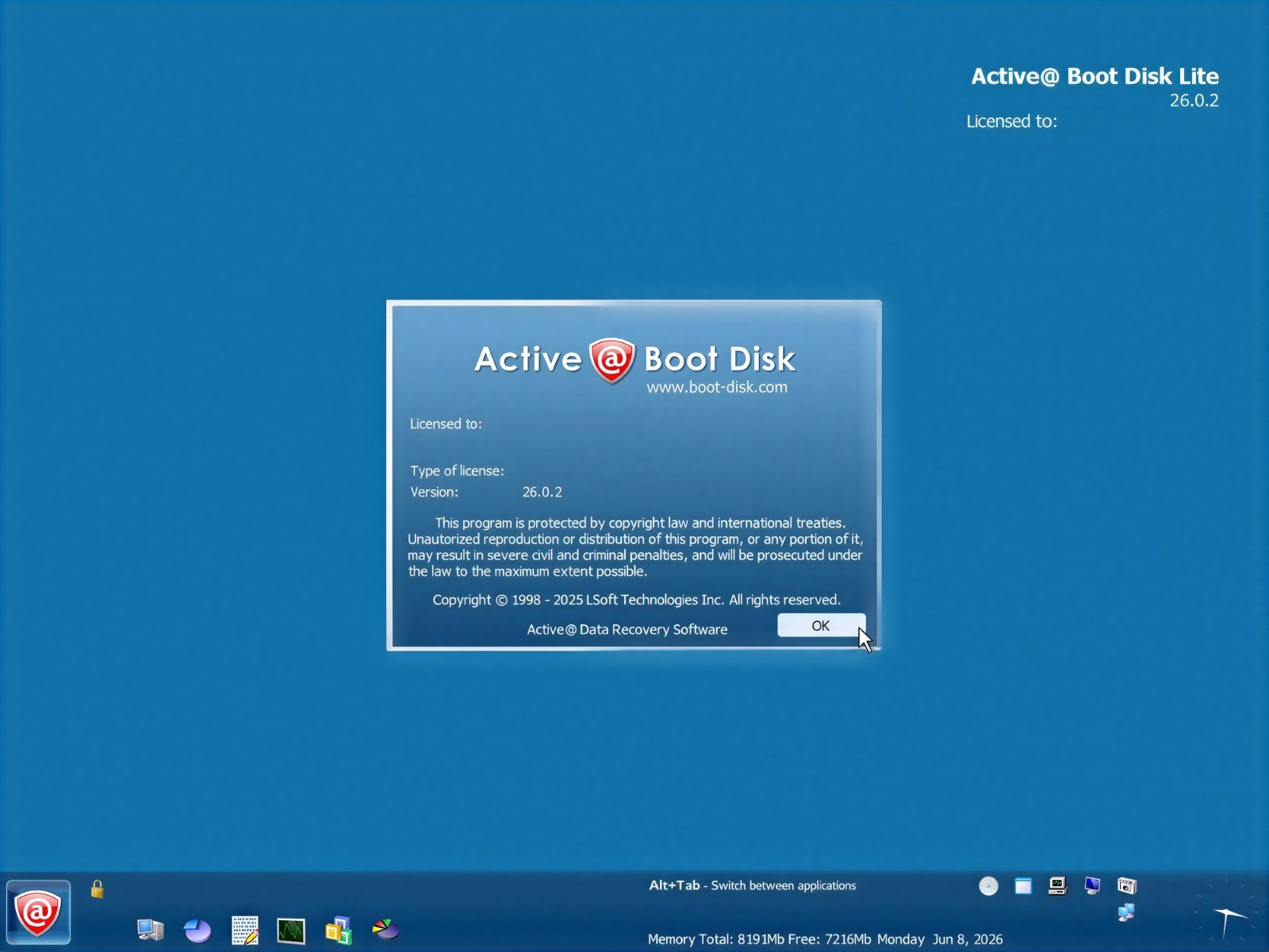 Active Boot Disk LITE Ultimate Bootable DVD/USB