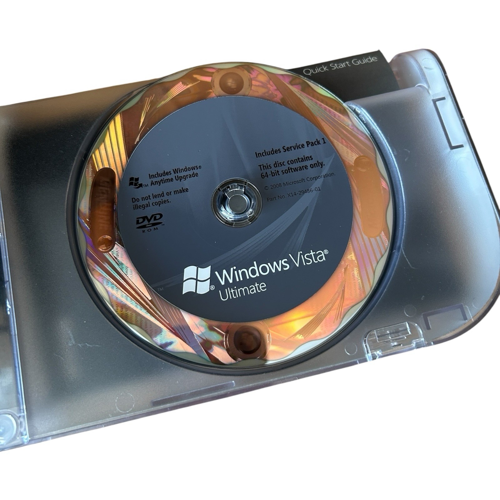 Microsoft Windows Vista Ultimate SP1 32/64-Bit Full Retail w/ Key