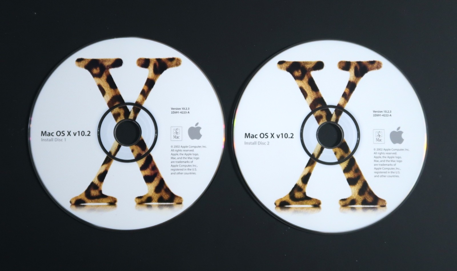 APPLE Mac OS X v10.2 Install CDs Developer Tools & Manual