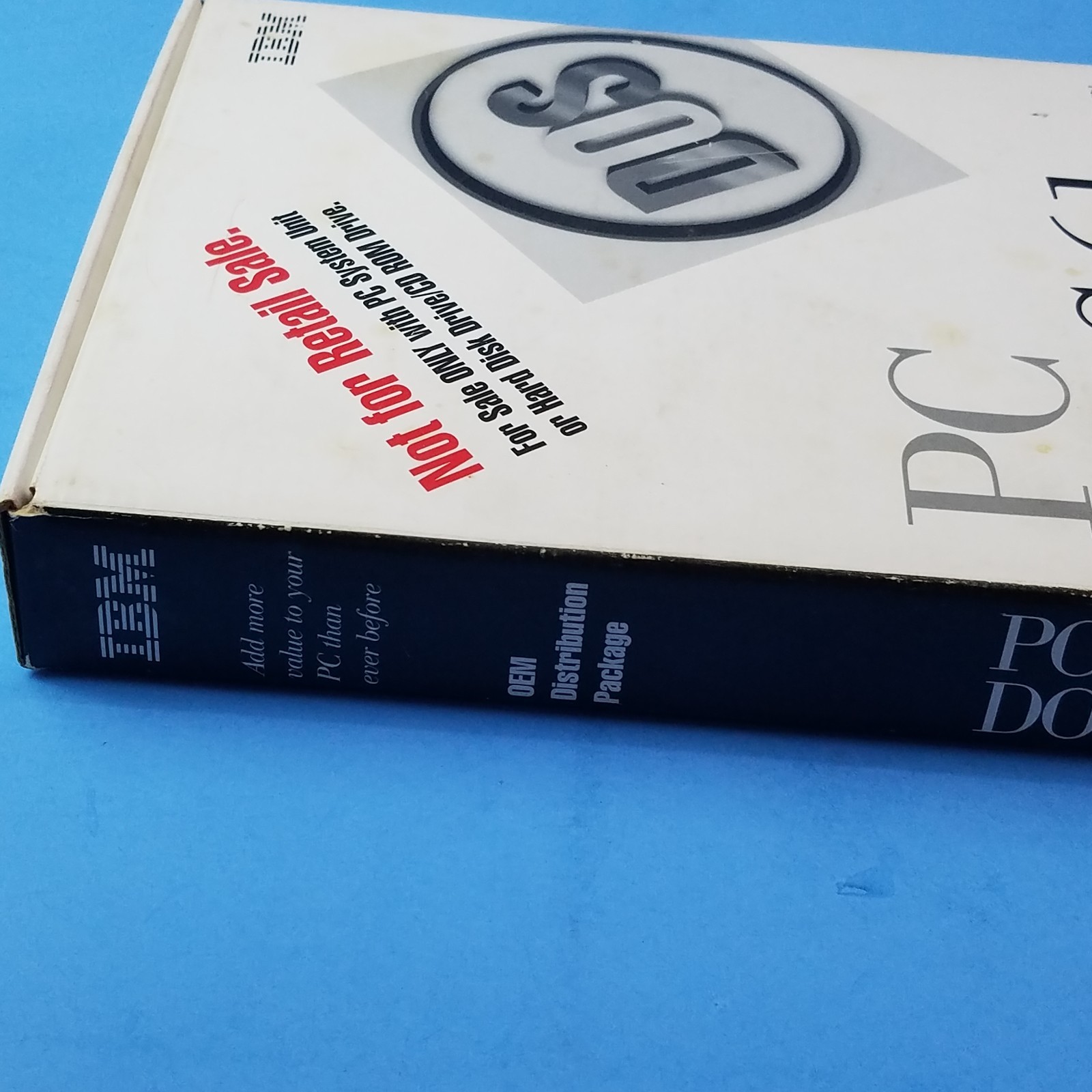 VTG. IBM PC DOS 6.1 Software Operating System User manuals 3.5” disk in box