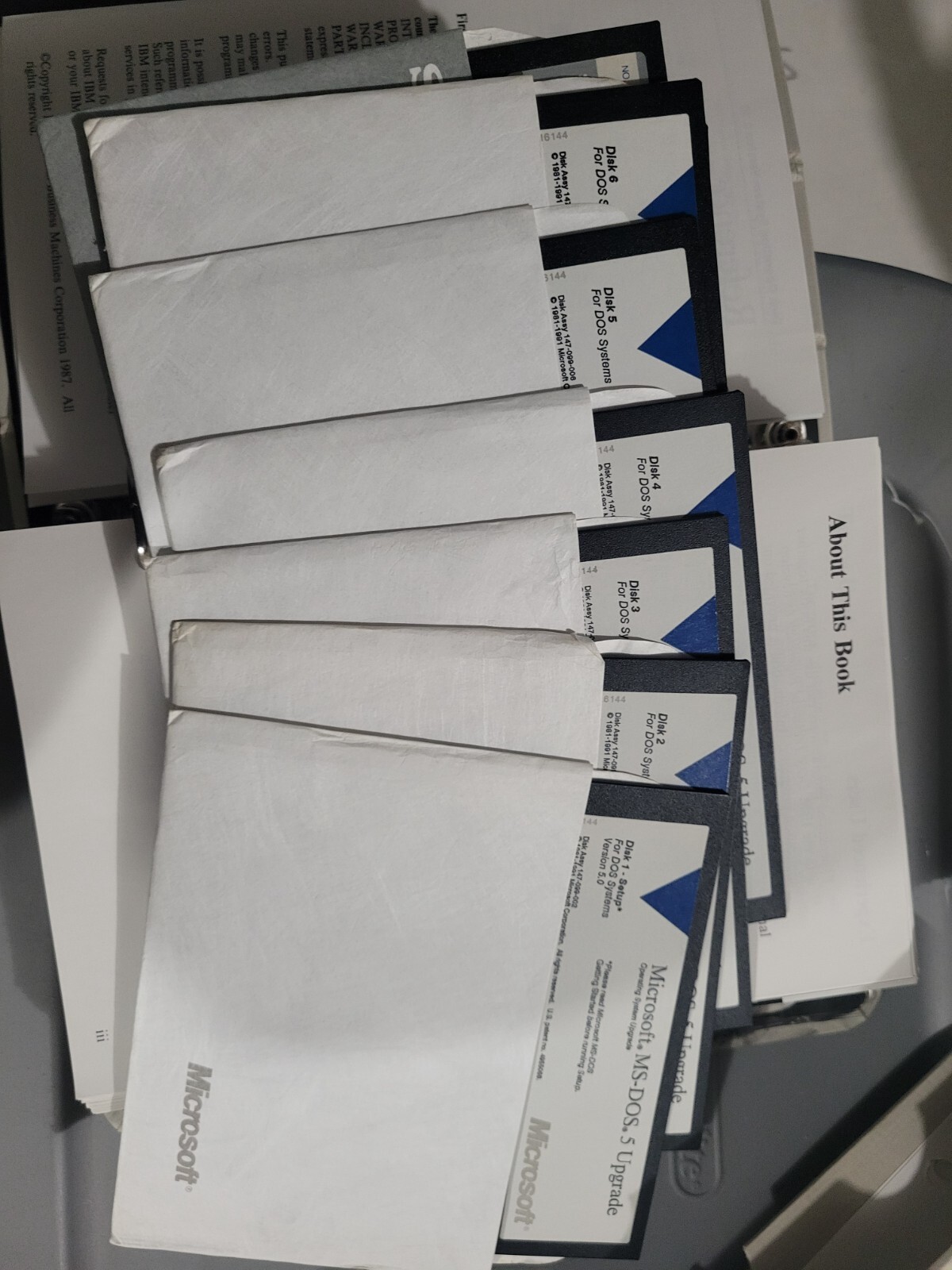 Microsoft MS-DOS 5 Software 5.25″ Floppy Disks