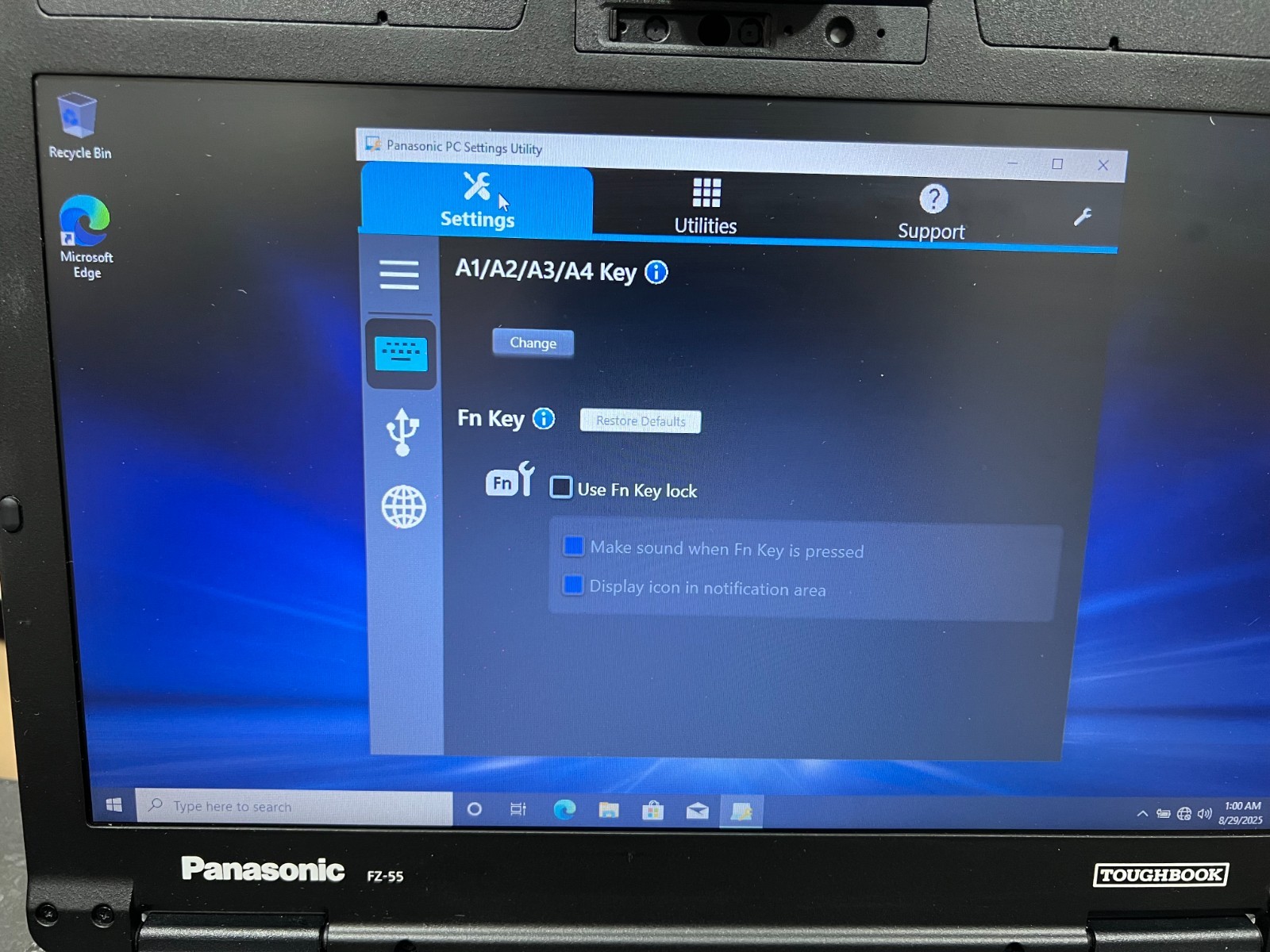 Panasonic FZ-55 mk1 Win10 Pro 20h2, TOUGHBOOK , USB RECOVERY DRIVERS SYSTEM