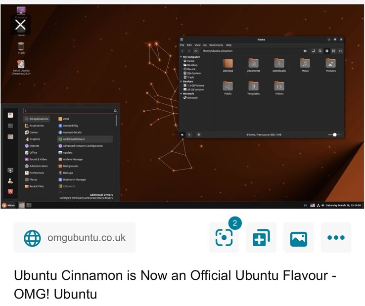 Ubuntu Cinnamon Desktop 24.04 -8gb key Canada USA Latest Release