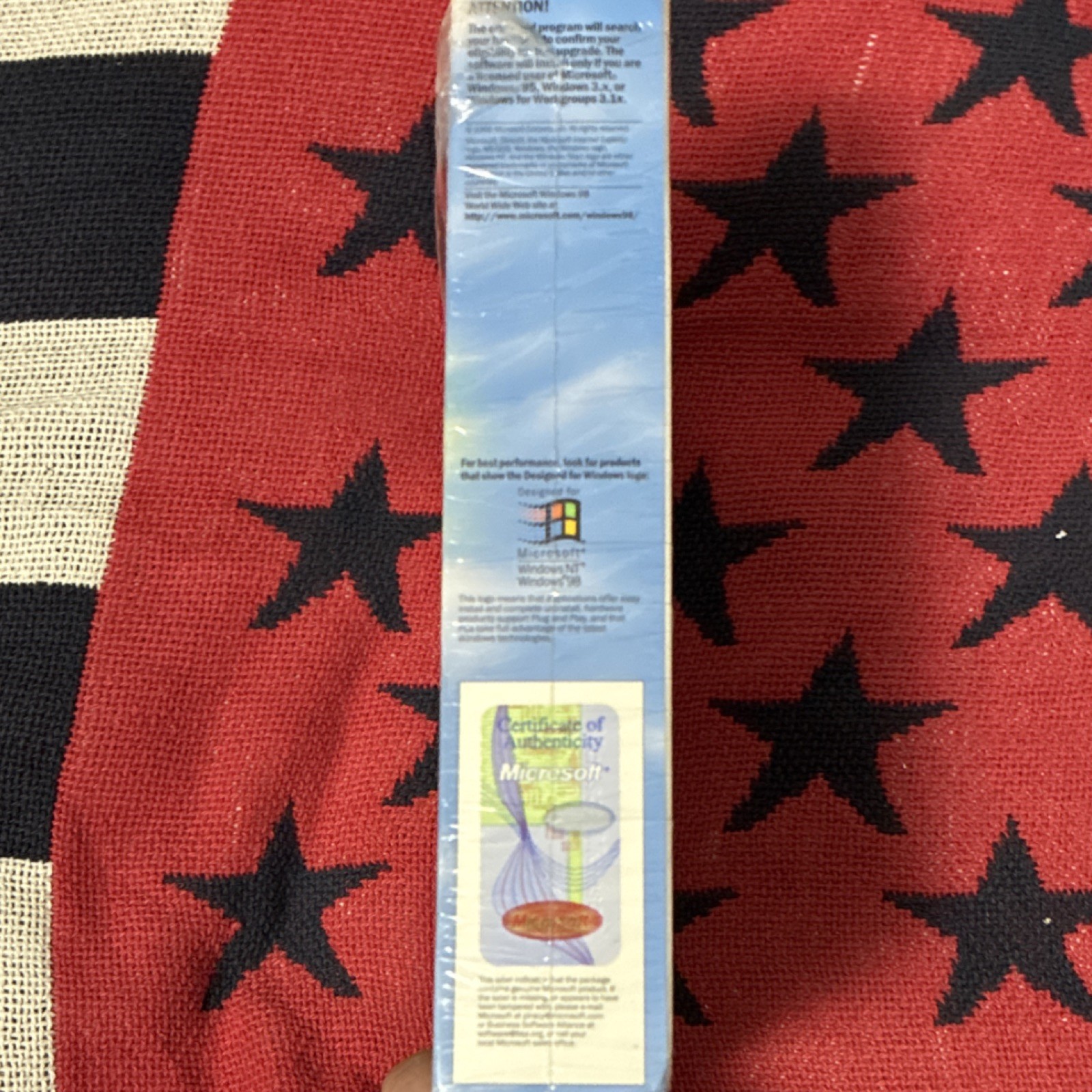 Microsoft Windows 98 Upgrade Operating System CD, English, 1 Device