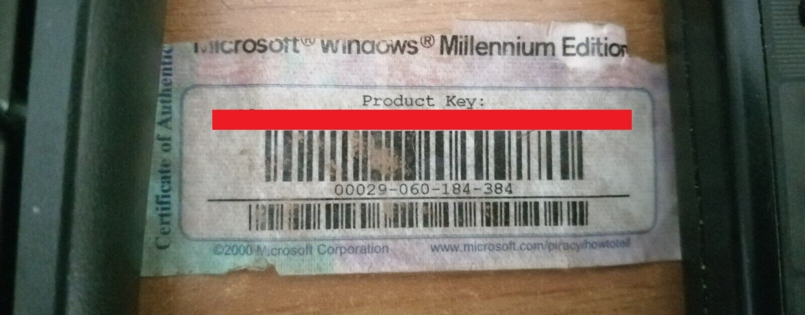 Microsoft Windows Millennium Edition Product Key