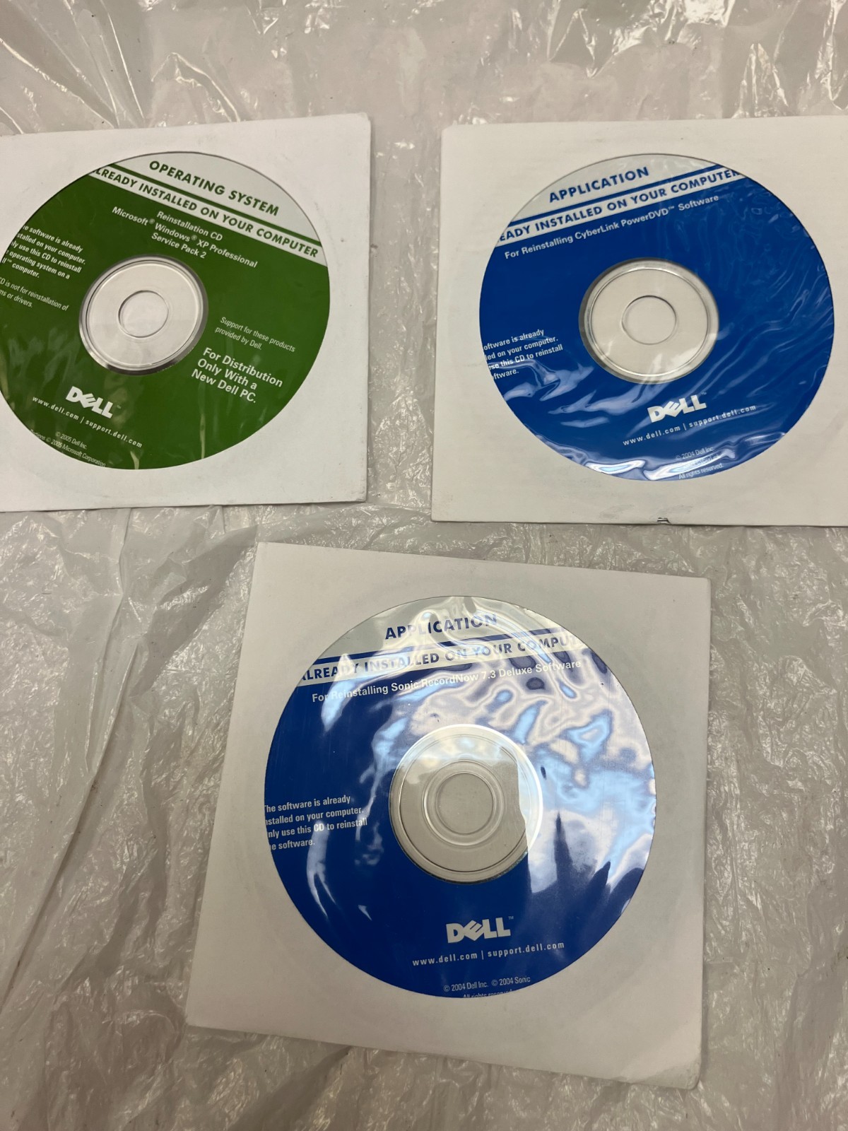 Dell Reinstallation CD Microsoft Windows XP Professional Pro Service Pack 2 SP2