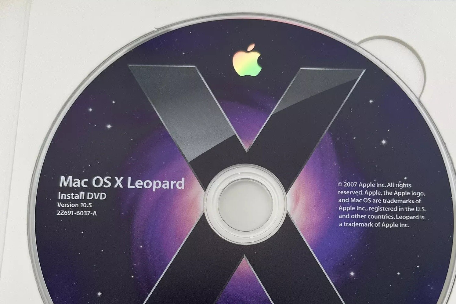 Apple Mac OS X Leopard 10.5 & Update 10.5.6 Install DVD iWork Office Mac