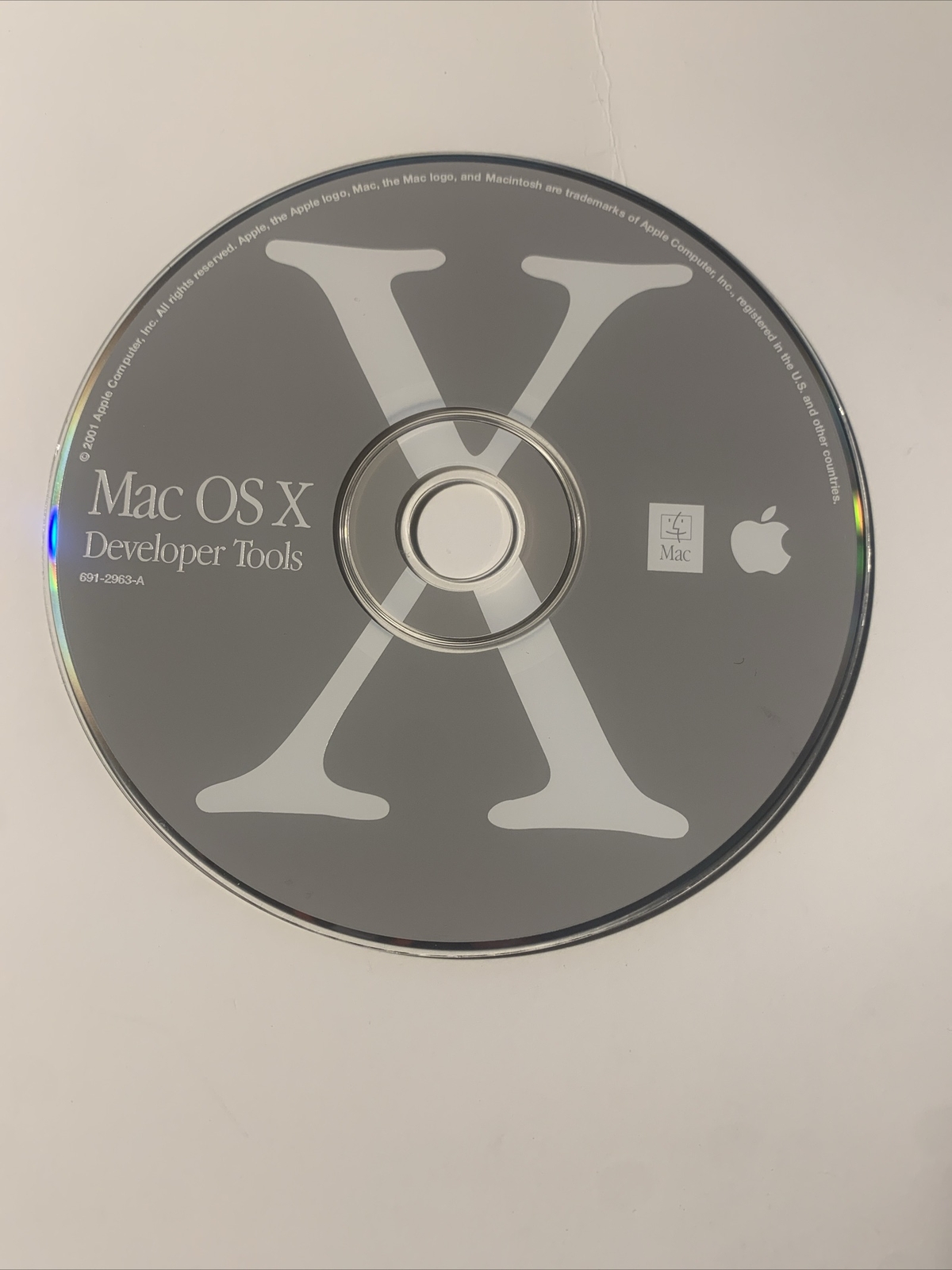 Apple Mac OS X Developer Tools CD – Power Mac G4 Cube 2001 691-2963-a