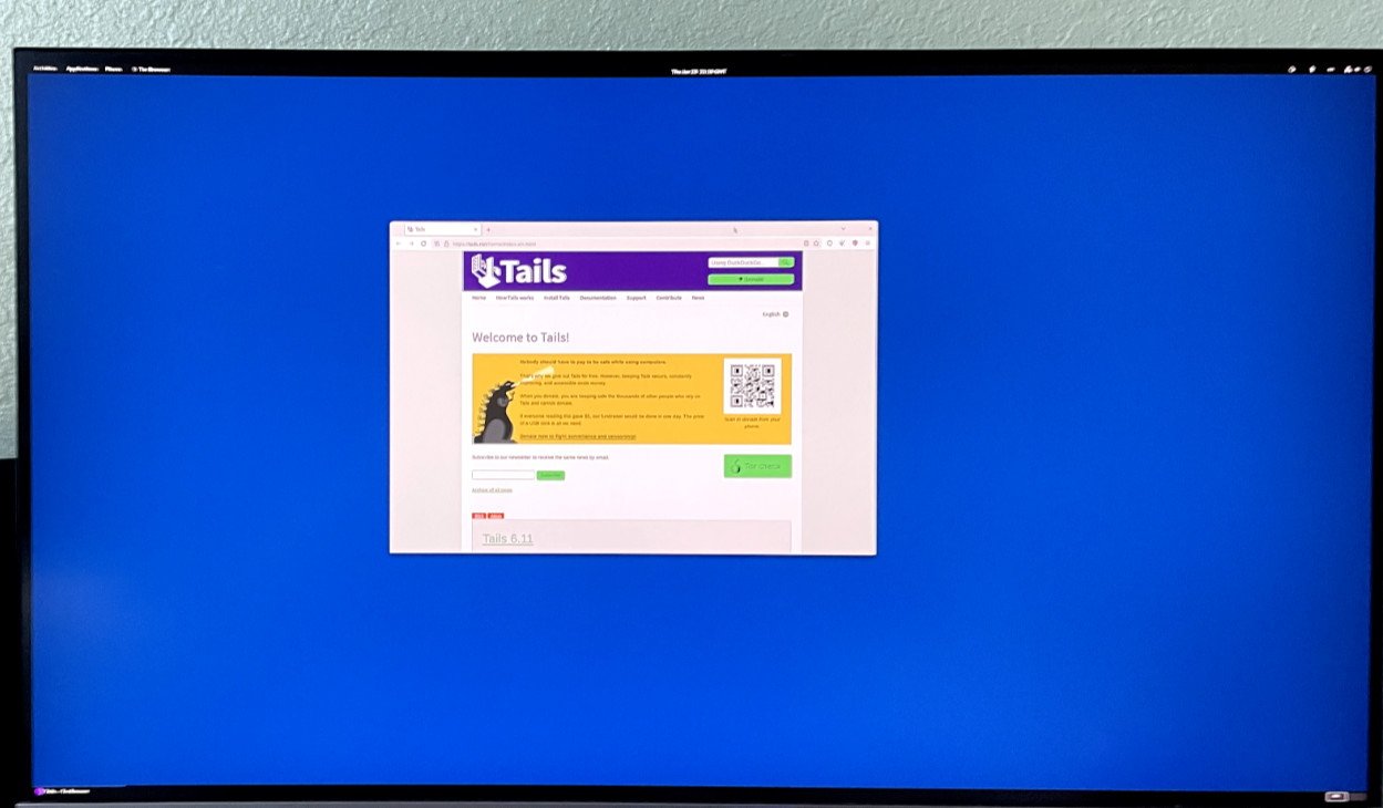 TAILS 6.11 – Anonymous Bootable USB for Windows, Mac, Linux and Free 32 GB USB