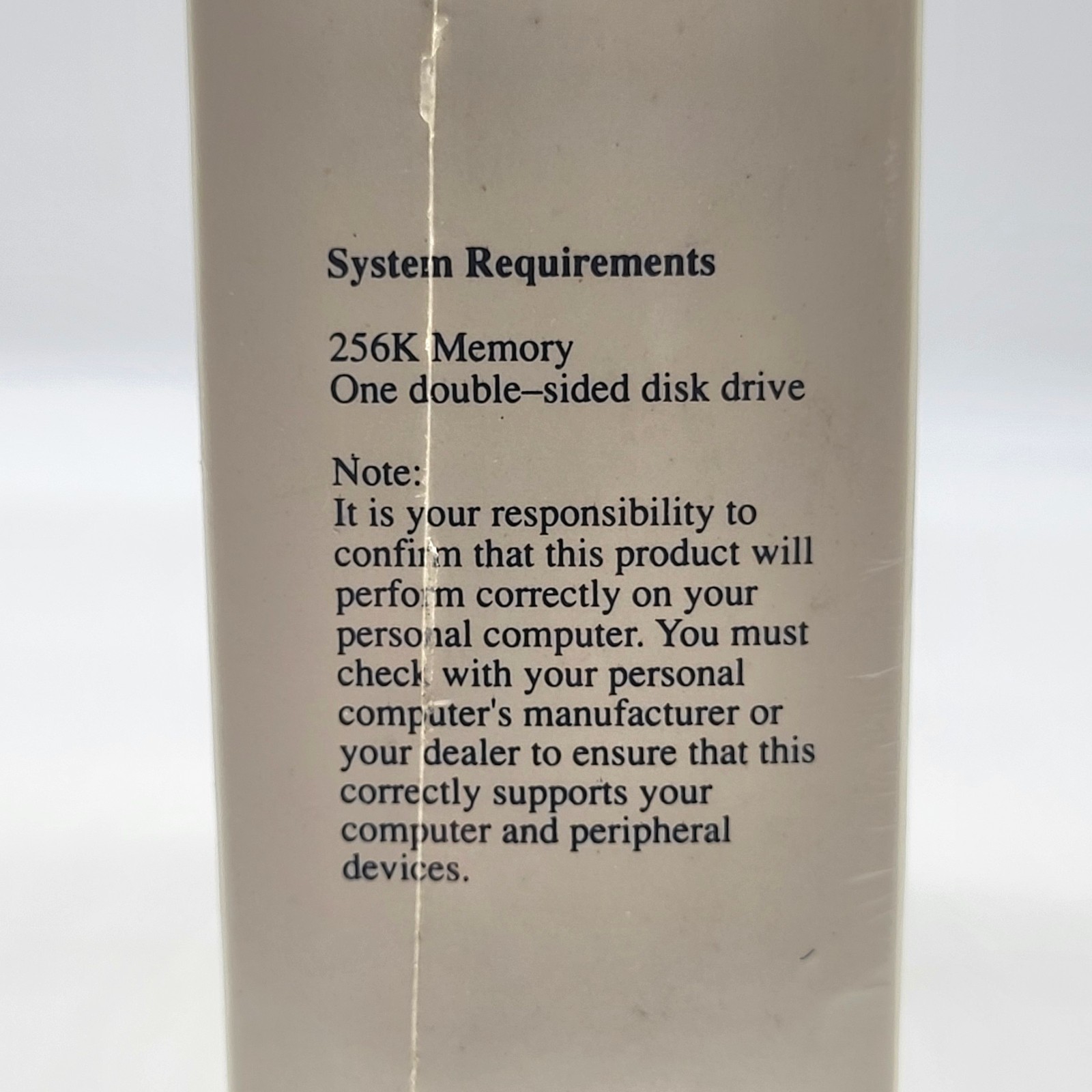 Microsoft MS-DOS 4.01 OEM ACBEL Factory Sealed 5.25″ IBM PC XT Software