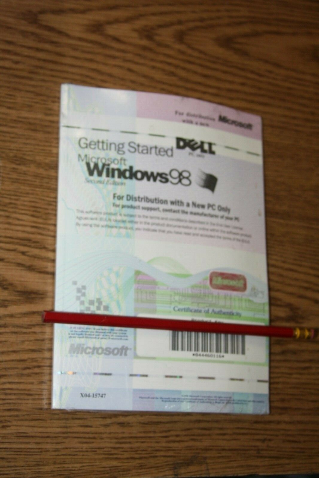 Microsoft Windows 98 Boot Disk (floppy) and CD With Product Key BOX-M