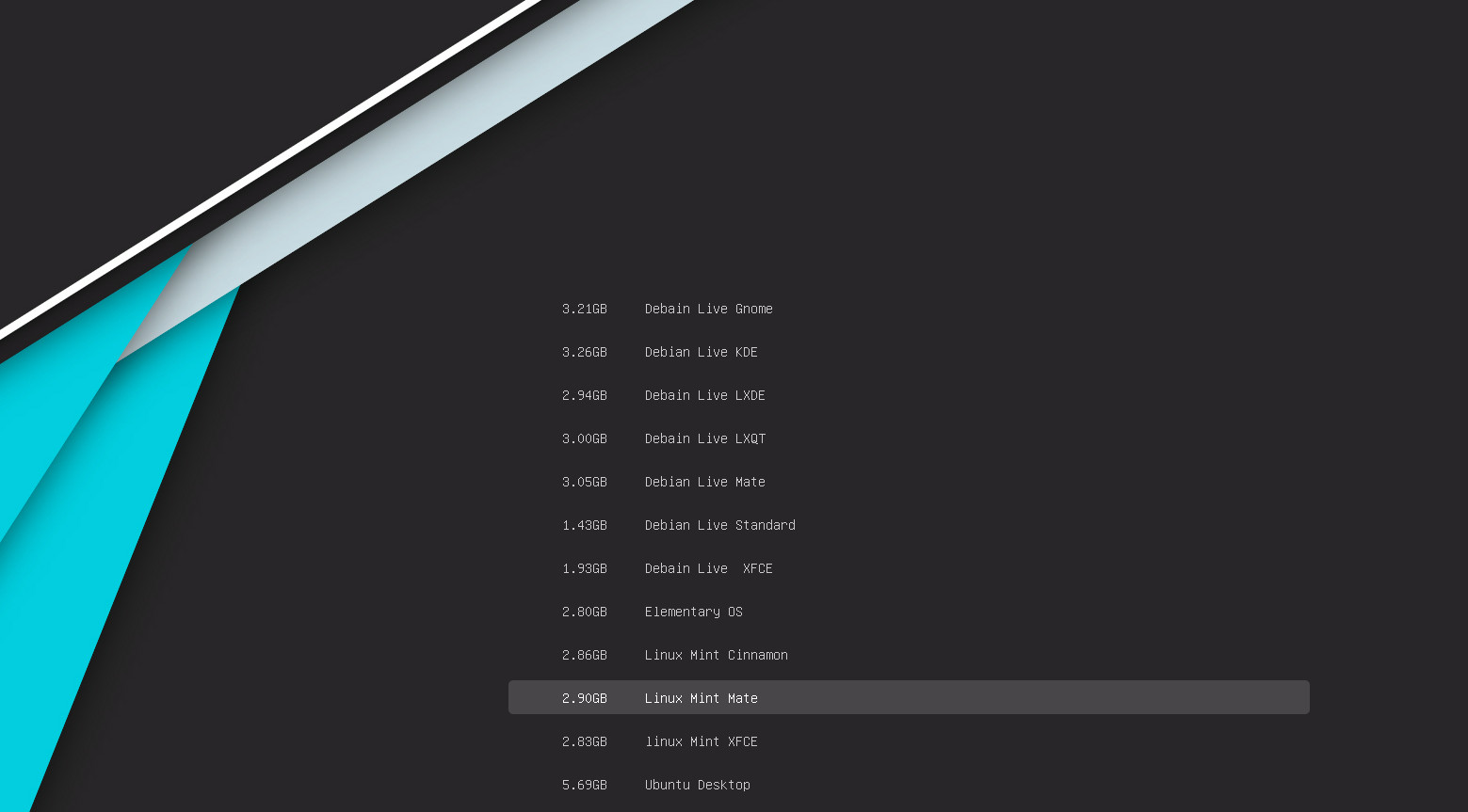 Debian Linux based distributions 40GB portable SSD
