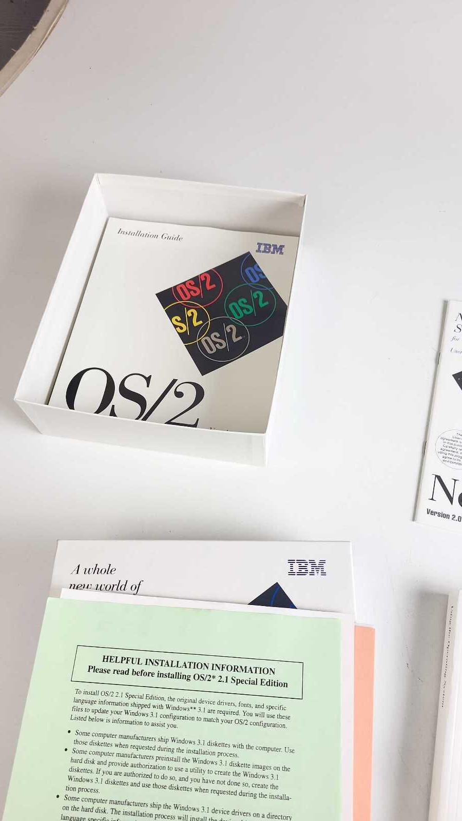 IBM OS/2 Version 2.1 For Windows IBM Video Technology Software