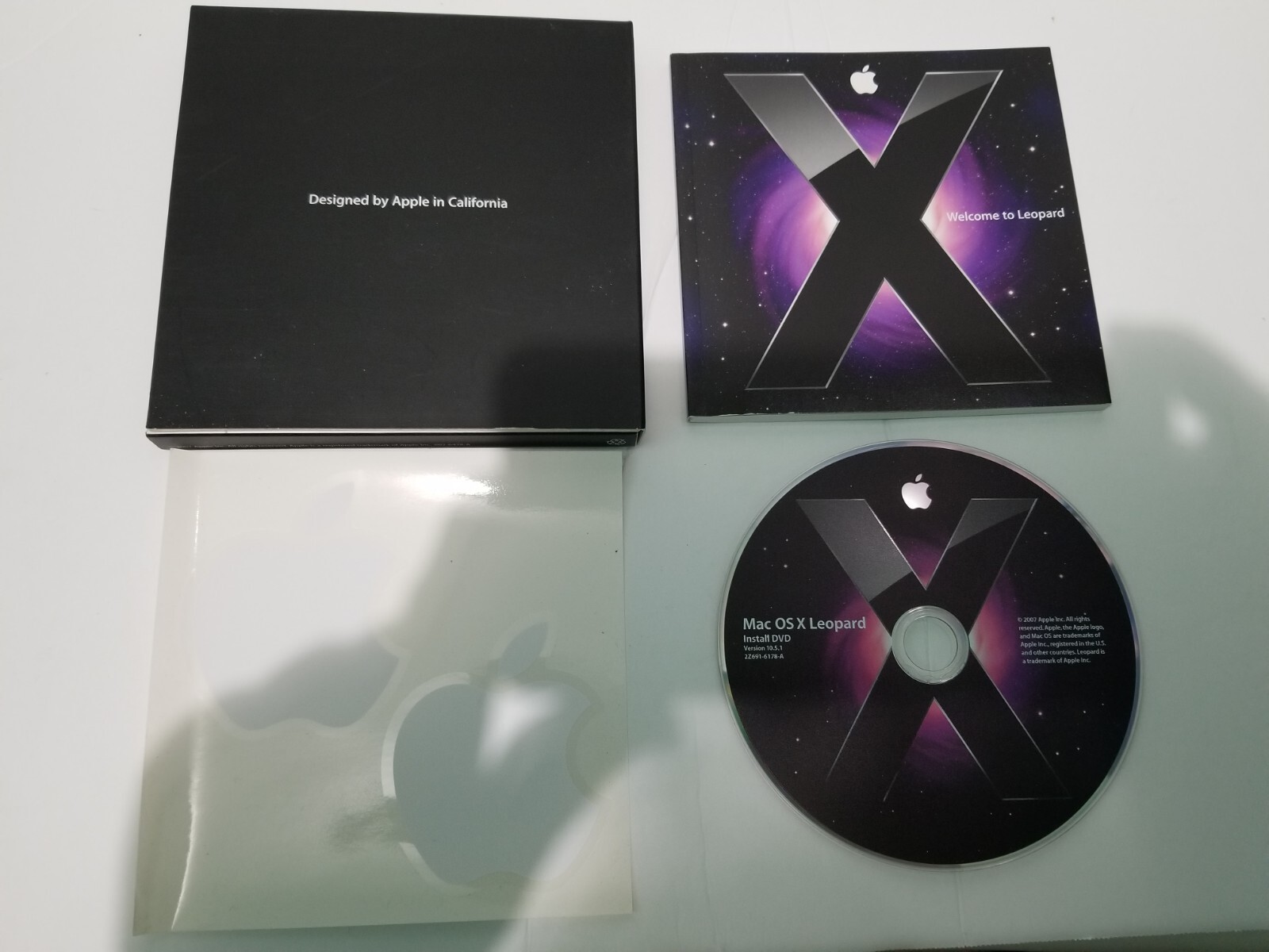 Apple Mac OSX Leopard 10.5.1 Operating System Original DVD