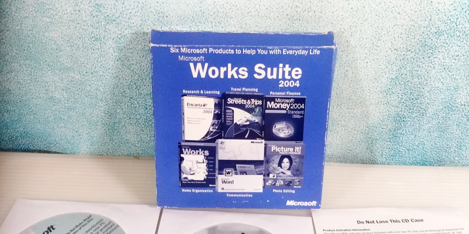 Microsoft Windows Works Suite 2004 Retail 5 CDROM w/Product Key