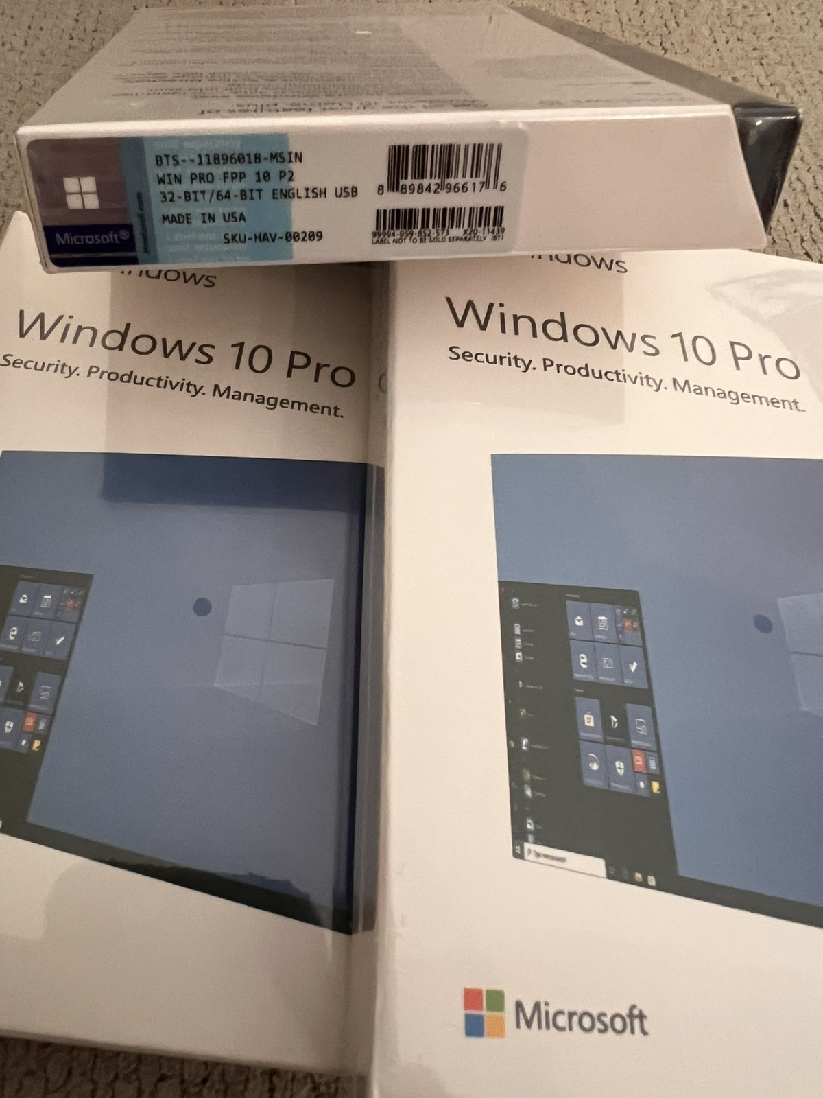 Microsoft Windows 10 Pro 64bit – New Sealed USB 1 PC