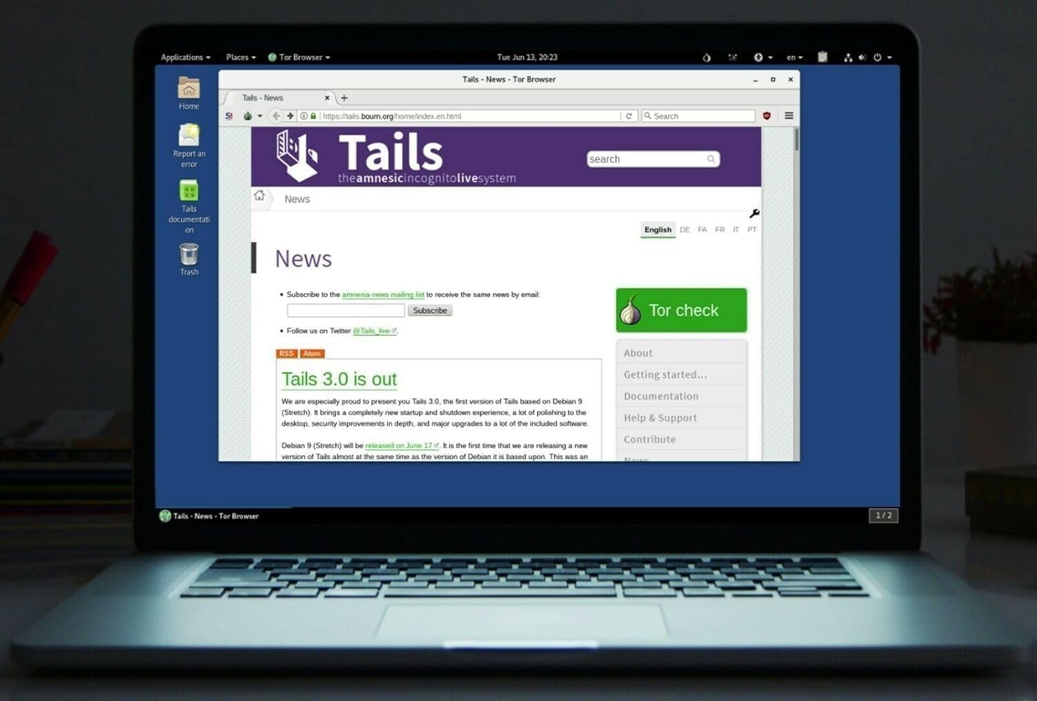 Latest New Release Tails Linux Privacy/Security OS Operating System for PC DVD