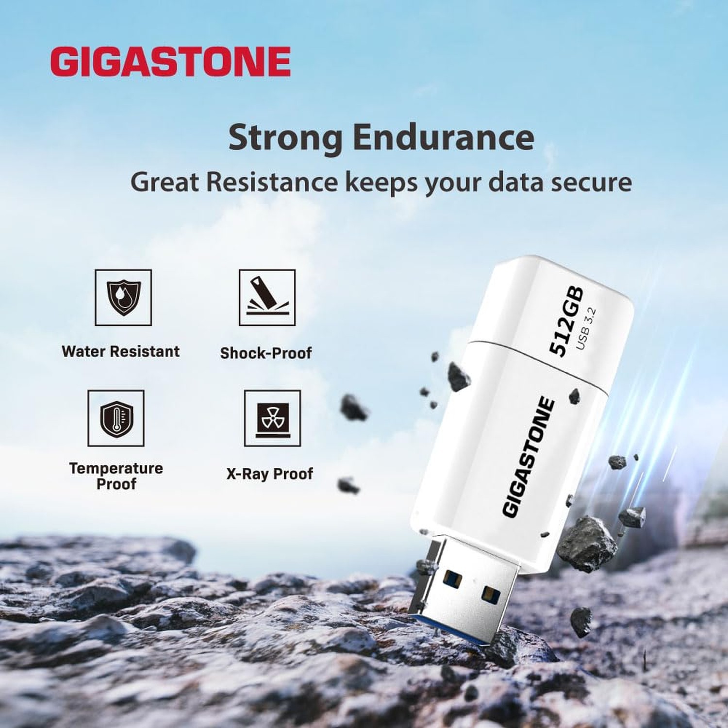 GIGASTONE 64GB Flash Drive (10 Pack) Z60 USB 3.2 Gen 1, 100MB/s Ultra Fast, R…