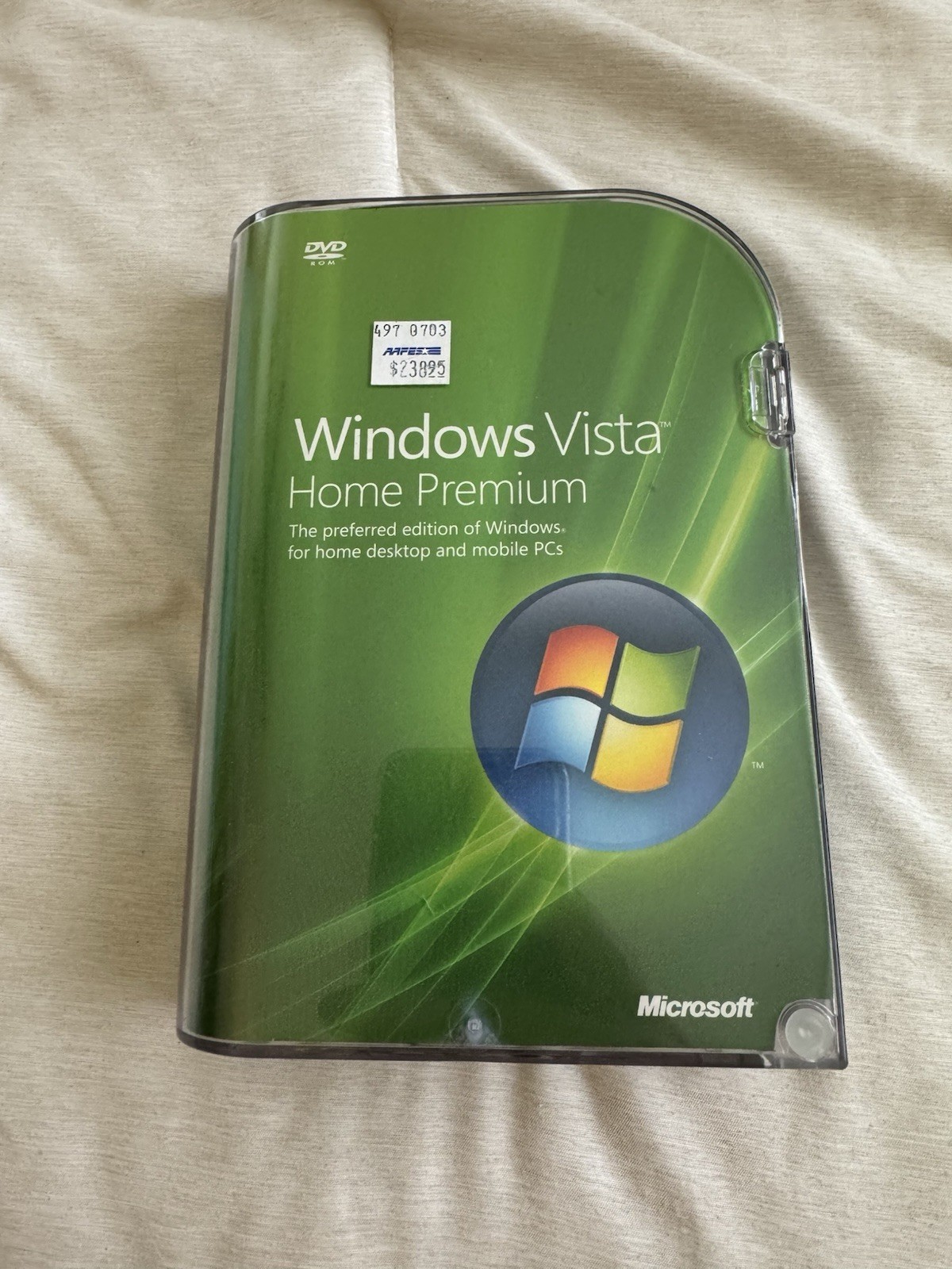 Microsoft Windows Vista Home Premium – 32-Bit Full Retail Box w/ Key