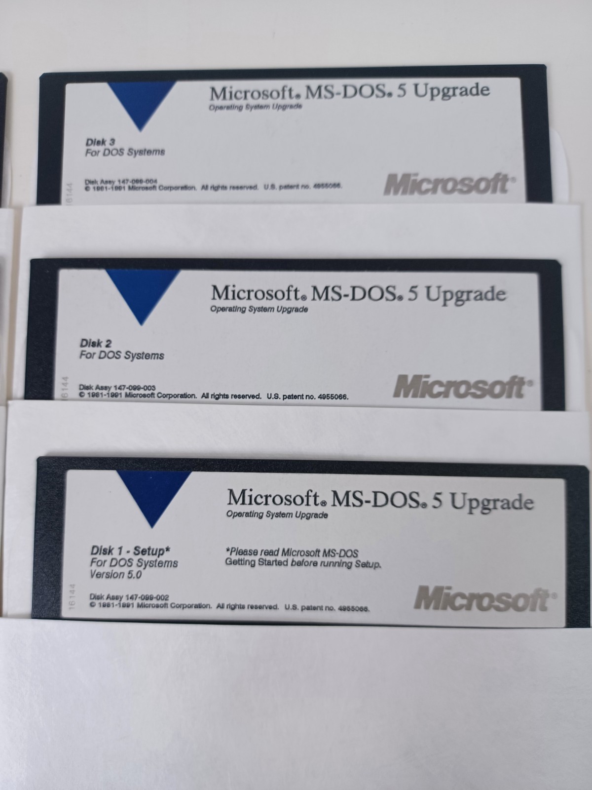 Vintage Microsoft MS-DOS 5 Upgrade 5.25″ (6) Floppy Disks + Mouse Setup Disk