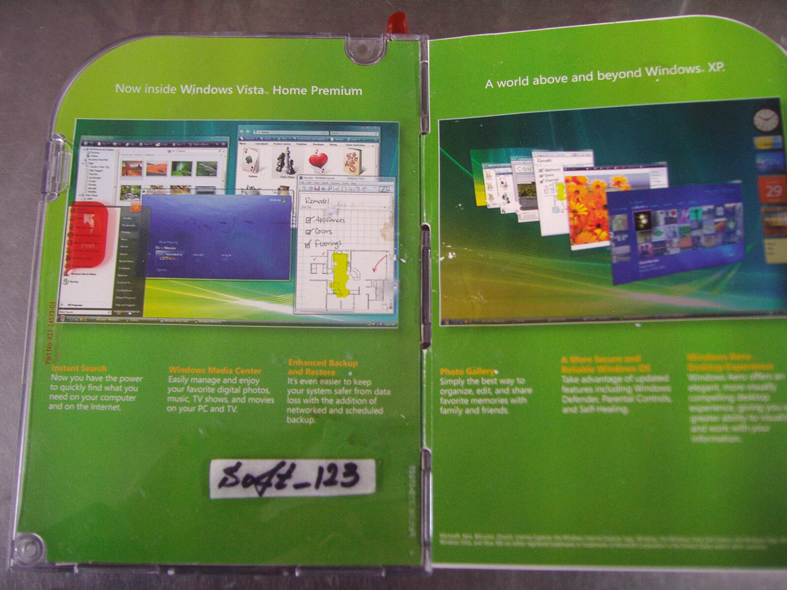 Microsoft Windows Vista Home Premium Full MS WIN 32 Bit DVD =NEW SEALED BOX=
